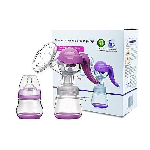 Manual breast pump